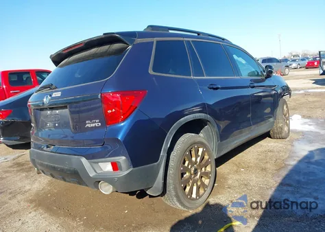 2023 Honda Passport Awd Elite из США, поврежденный, VIN 5FNYF8H03PB022171